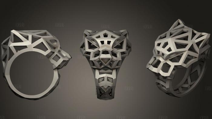 Кольцевая пантера 3d stl модель для ЧПУ